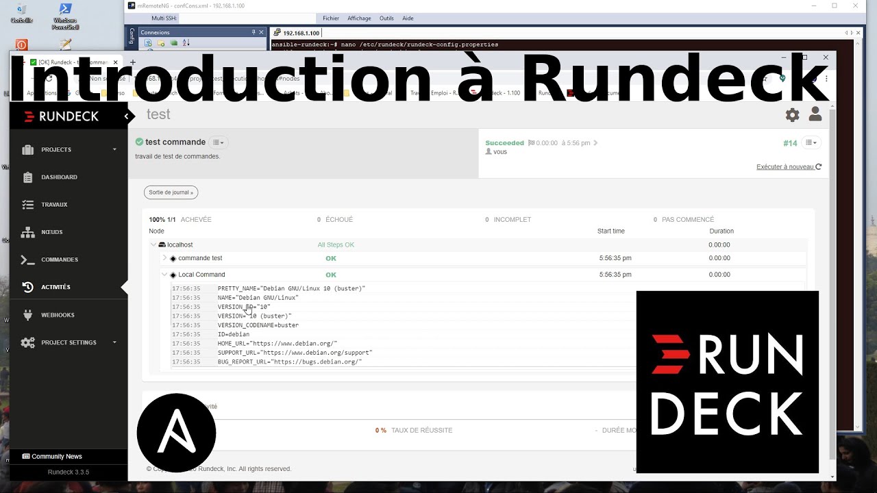 Installation et utilisation de base de Rundeck