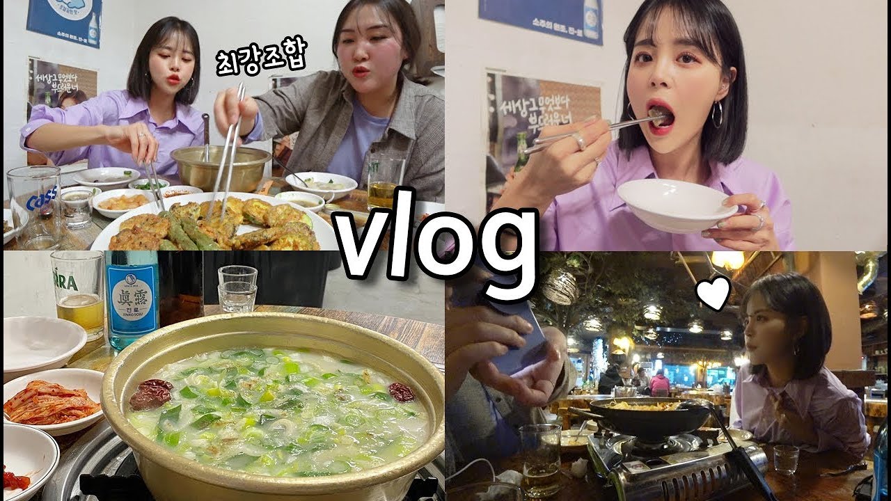 [일상vlog] 웃음지뢰 영상ㅋㅋㅋㅋㅋ_스지탕맛집 해미집+모둠전+땡초우동+불고기+김치전골