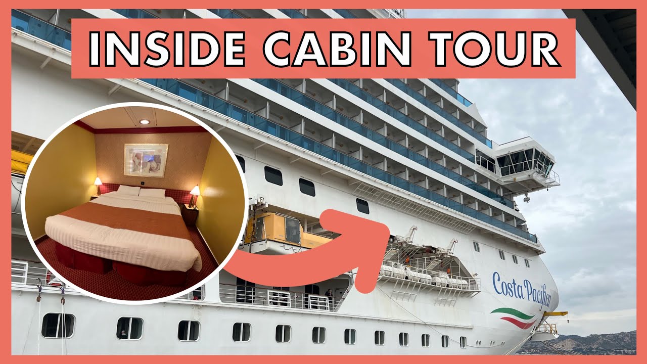 Costa Pacifica | Inside Interior Cabin | Full Cabin Tour