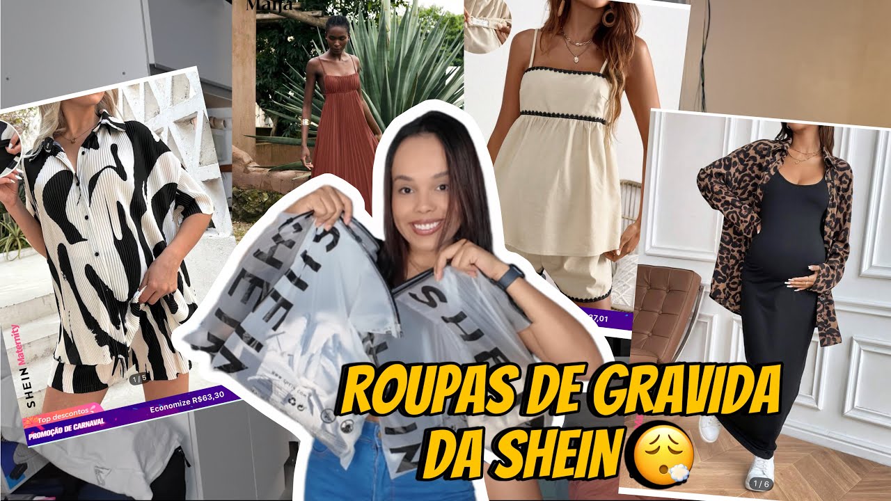 EXPERIMENTANDO ROUPA DE GRAVIDA DA SHEIN 😮‍💨