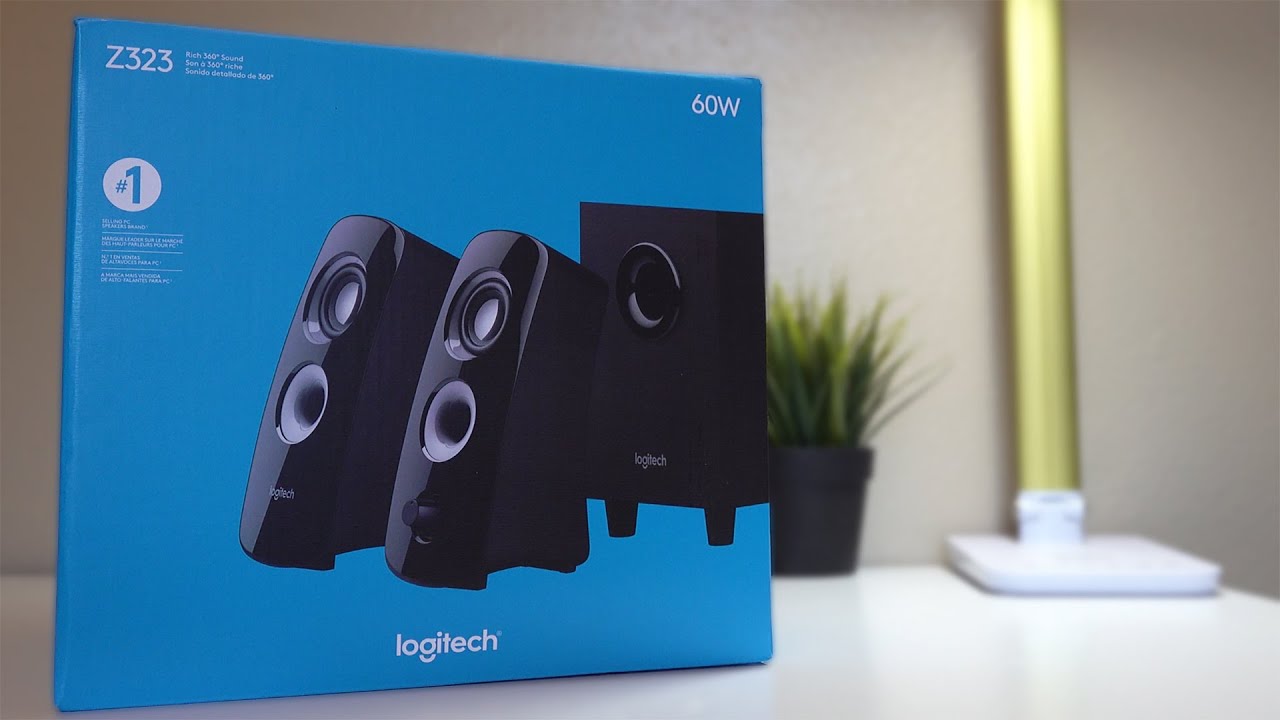Logitech Z323 Speakers Unboxing and Setup!!