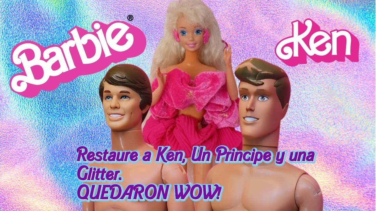 RESCATÉ a 2 KEN y UNA Barbie… ¡EL RESULTADO TE VA A SORPRENDER! 😱💖