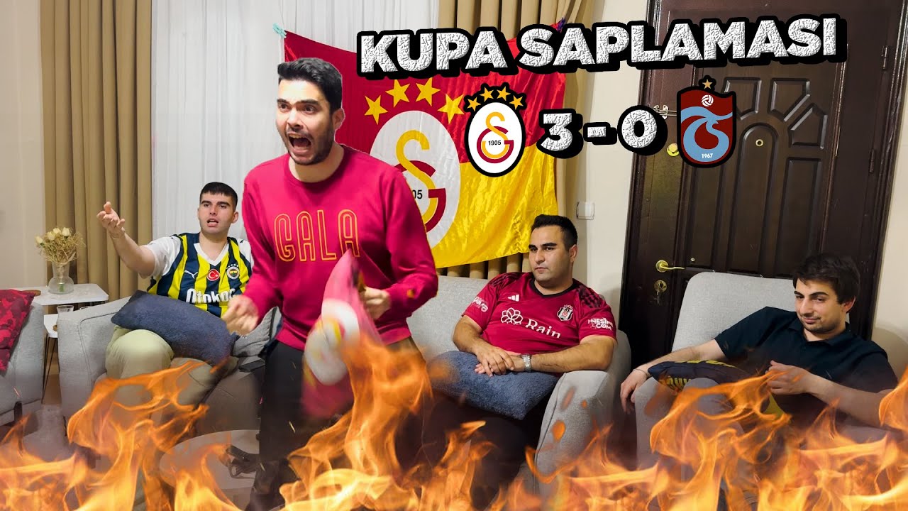 KUPA BEYİ! GALATASARAY - TRABZONSPOR MAÇI TEPKİ VİDEOSU! #galatasaray