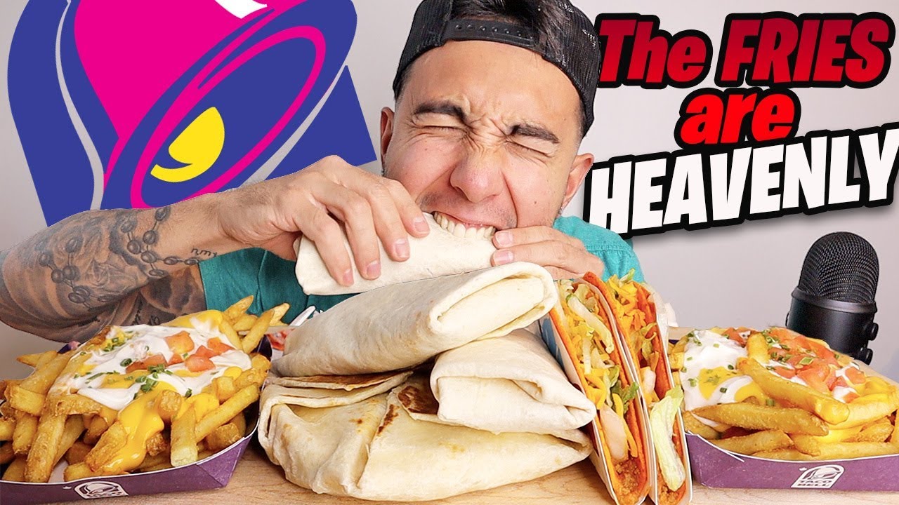 THANK YOU FOR 10K SUBS Fries Supreme + Crunchwrap Supreme + Doritos Locos Tacos (Canadian Taco Bell)
