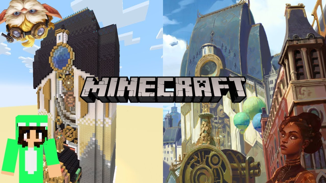 Building the Piltover Council from Arcane in Minecraft