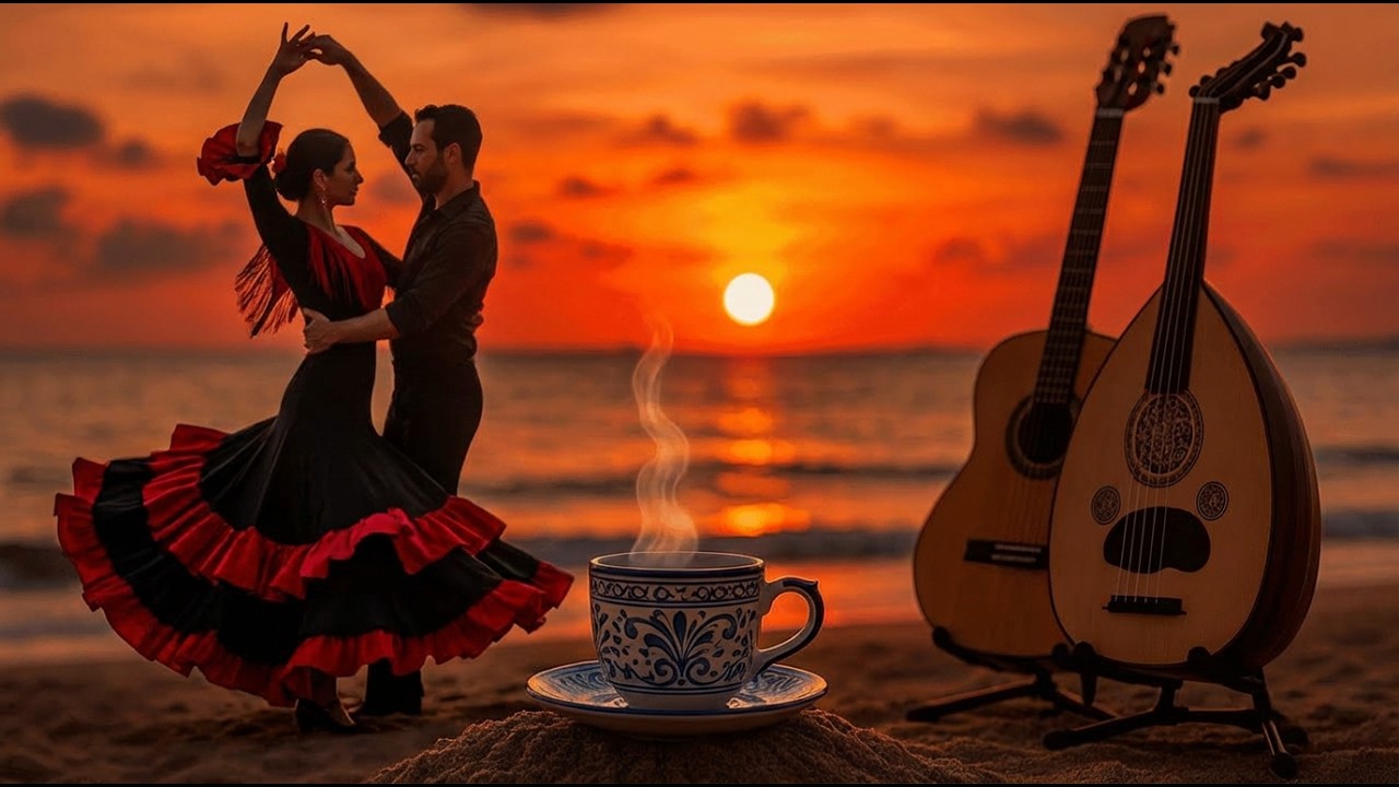Spanish Guitar Meets Arabic Oud | Peaceful Andalusian Flamenco Night Instrumental