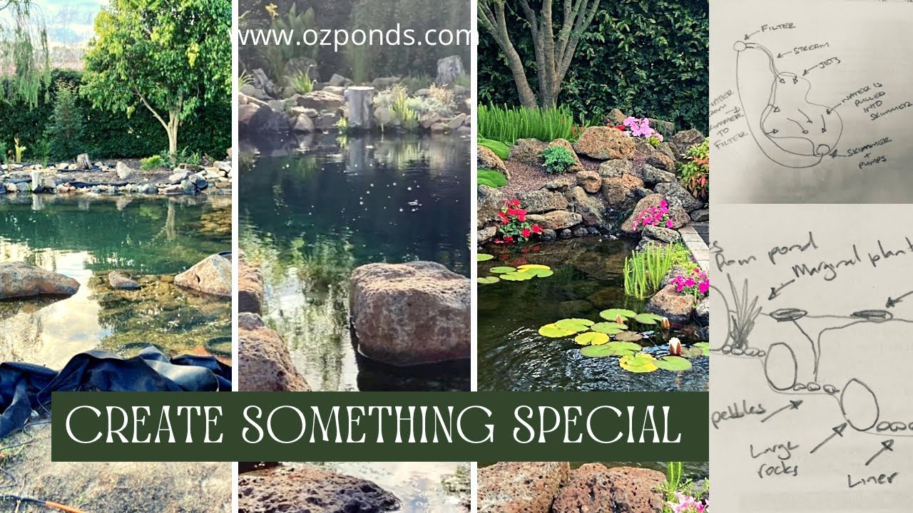 Tips for building a natural looking backyard pond