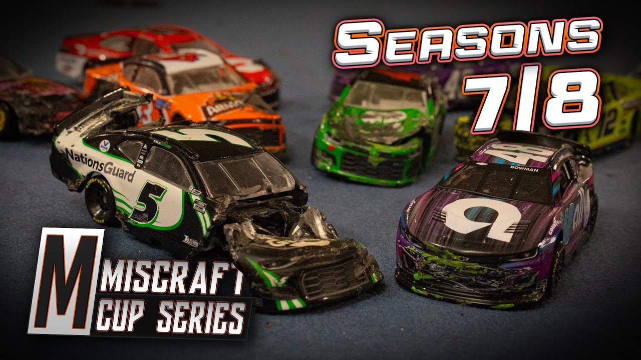 Custom CRASHED NASCAR Diecasts // Miscraft Cup Series Seasons 7 & 8