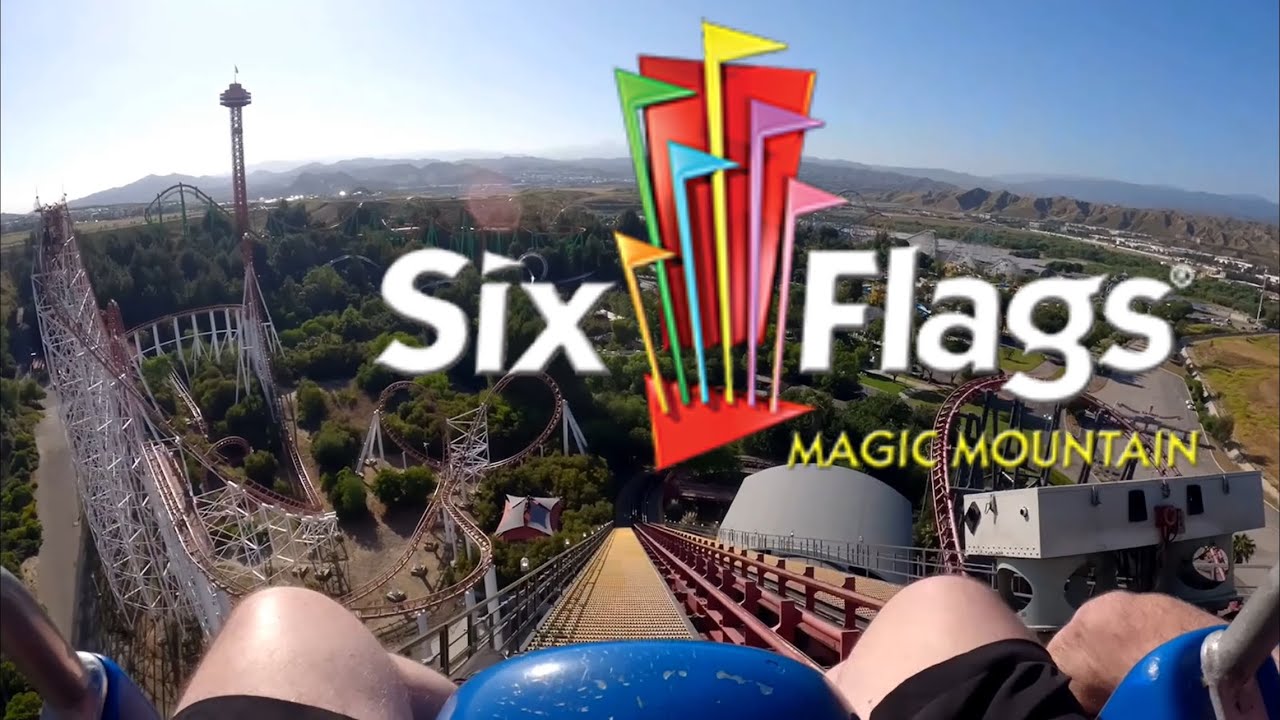ТОЧКА ЗРЕНИЯ КАЖДОЙ ПОЕЗДКИ SIX FLAGS MAGIC MOUNTAIN 2024