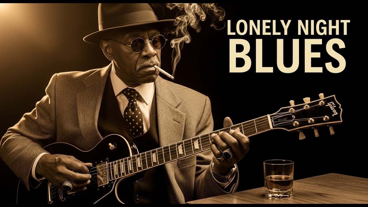 “Lonely Midnight Blues 🌙 Powerful Chicago Blues Voice at 2AM”