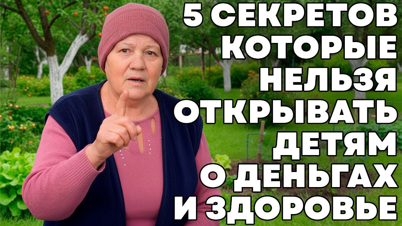 5 вещей, которые я НИКОГДА не рассказываю детям о своих деньгах и здоровье.