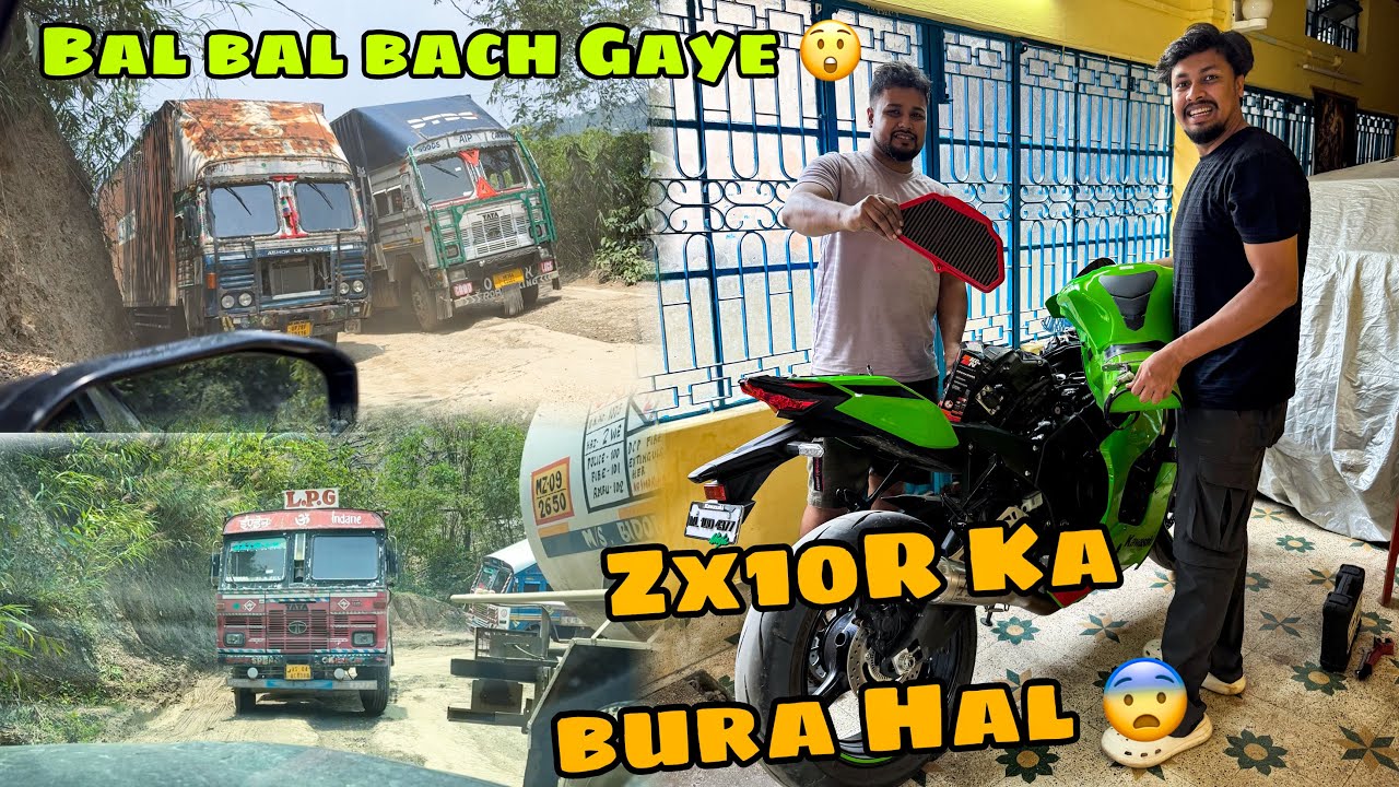 Zx10R Pura Khol Diya 🔥|| Dangerous Road Haflong to Silchar 😨||