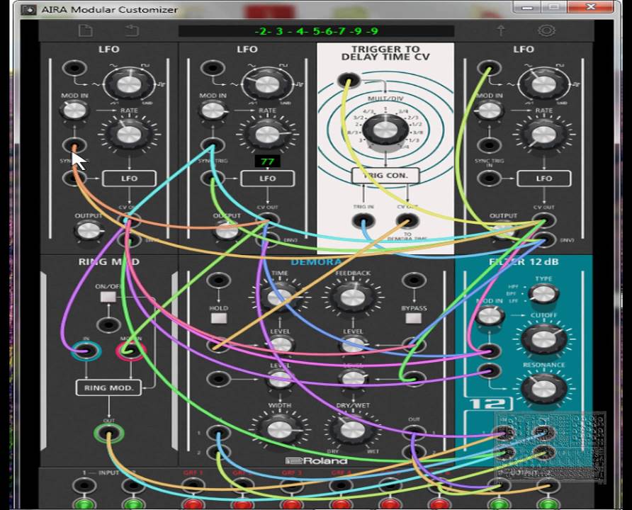 Modulating Delay Time on the Roland AIRA Demora