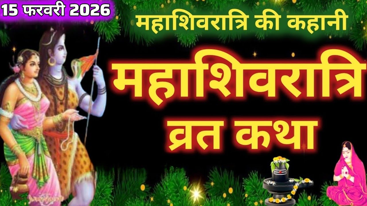 महाशिवरात्रि व्रत कथा  Mahashivratri Vrat Katha  शिवरात्रि की कहानी  Mahashivratri Ki Kahani