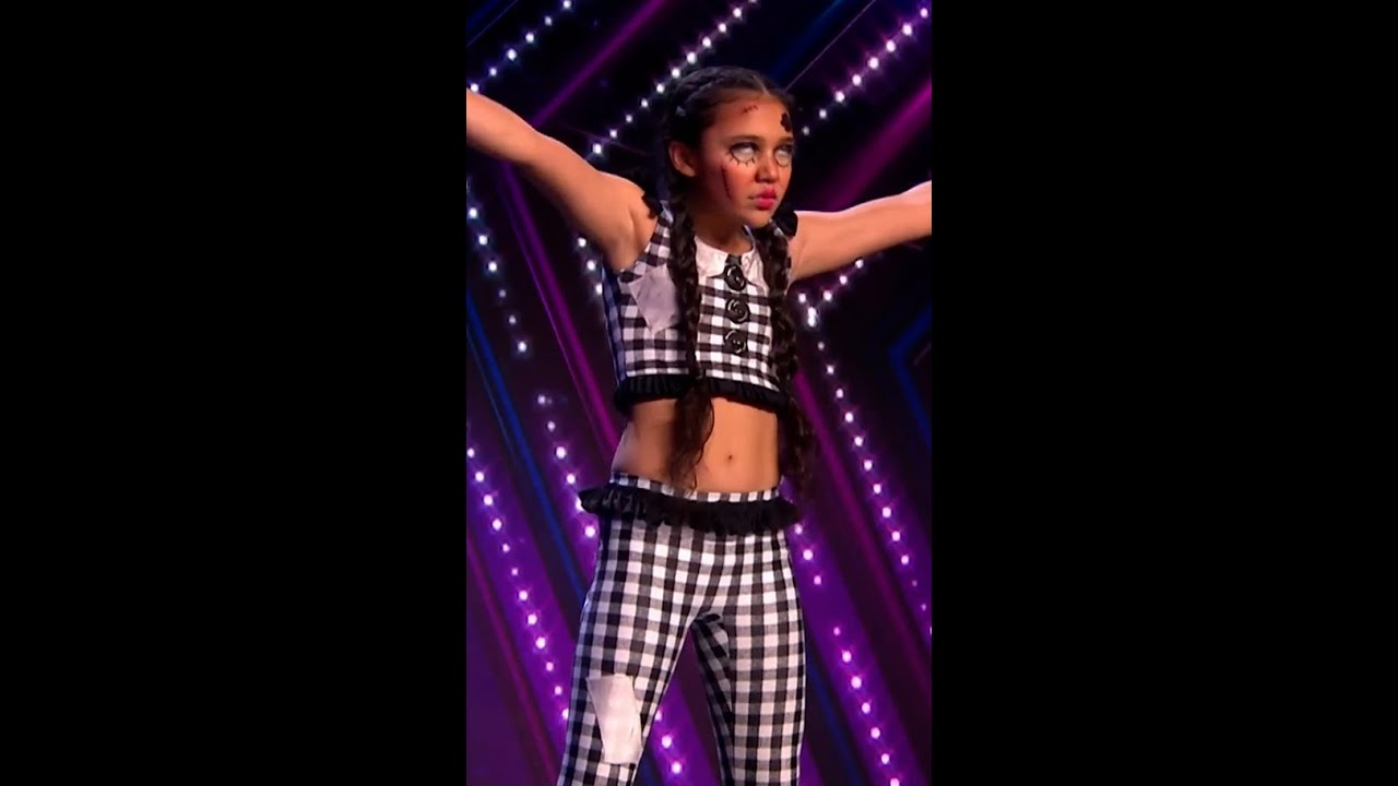 The Judges Get a CREEPY Surprise on Britain's Got Talent! #shorts #halloween