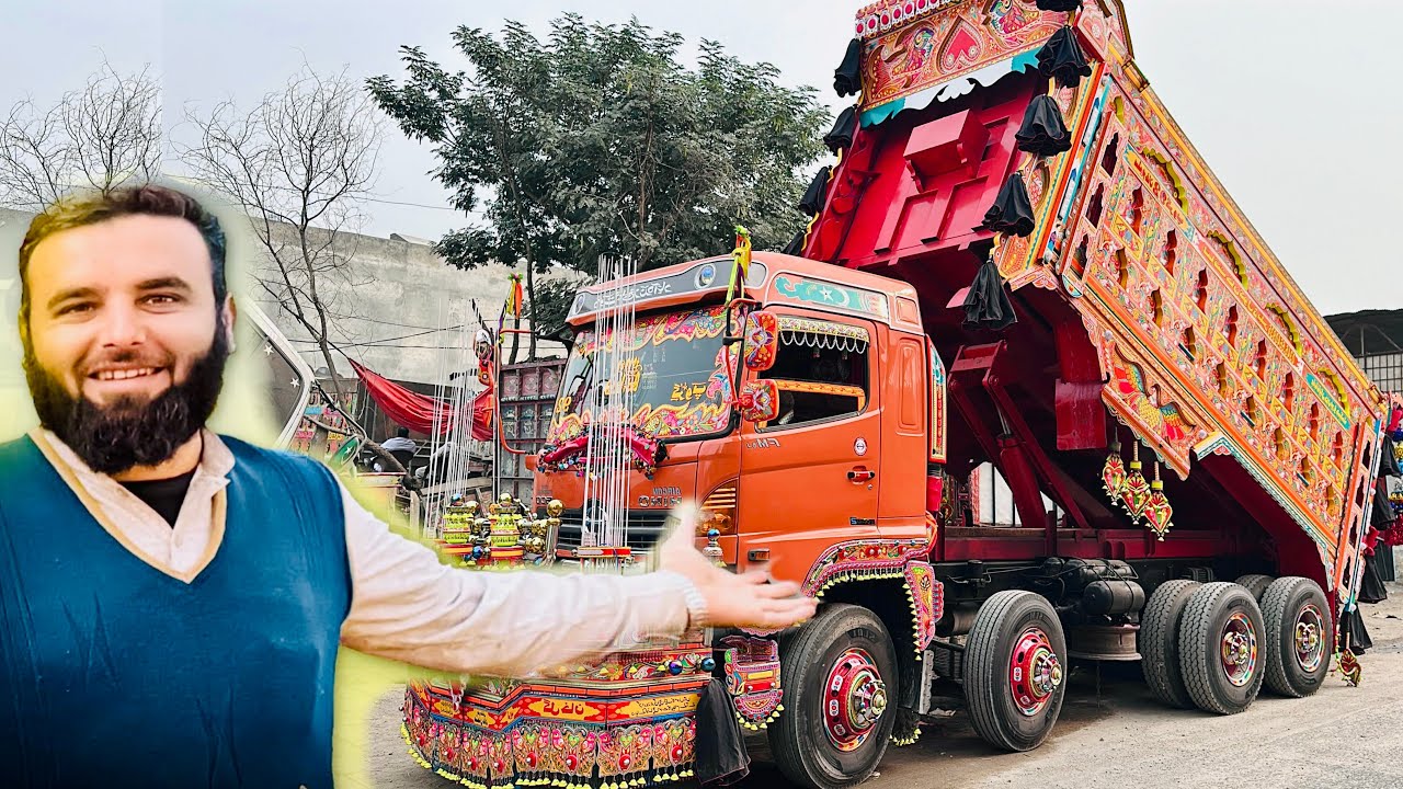 2022 Model Hino 12 wheeler Dumper Full vlog Naseer Hamza Pakistani truck