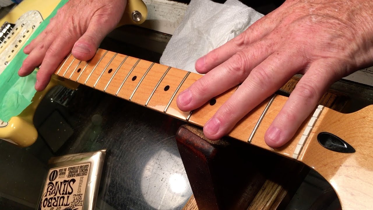 Is this the fastest way to clean a gloss fretboard?