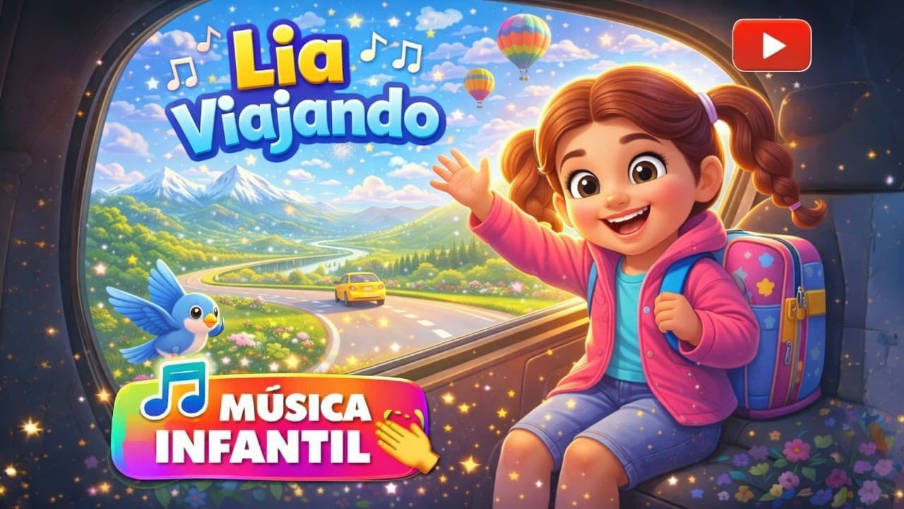 Música Infantil | Lia Viajando | Mundo da Lia 🌈🌟