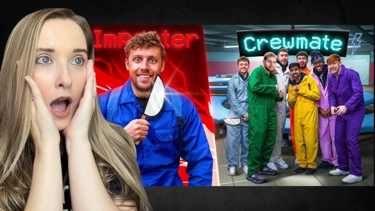 REACTING TO SIDEMEN AMONG US IN REAL LIFE (YOUTUBER EDITION)