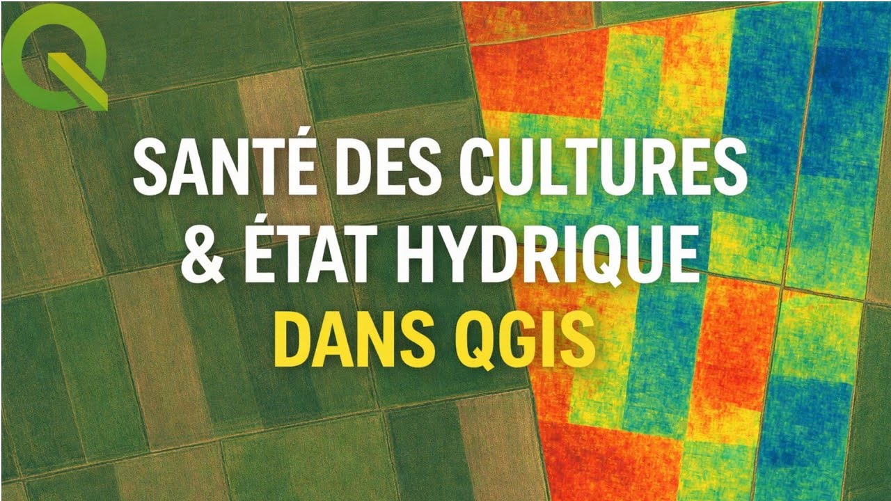 🔴 QGis : Détecter le Stress Hydrique et la Santé des Cultures (NDVI & NDWI)