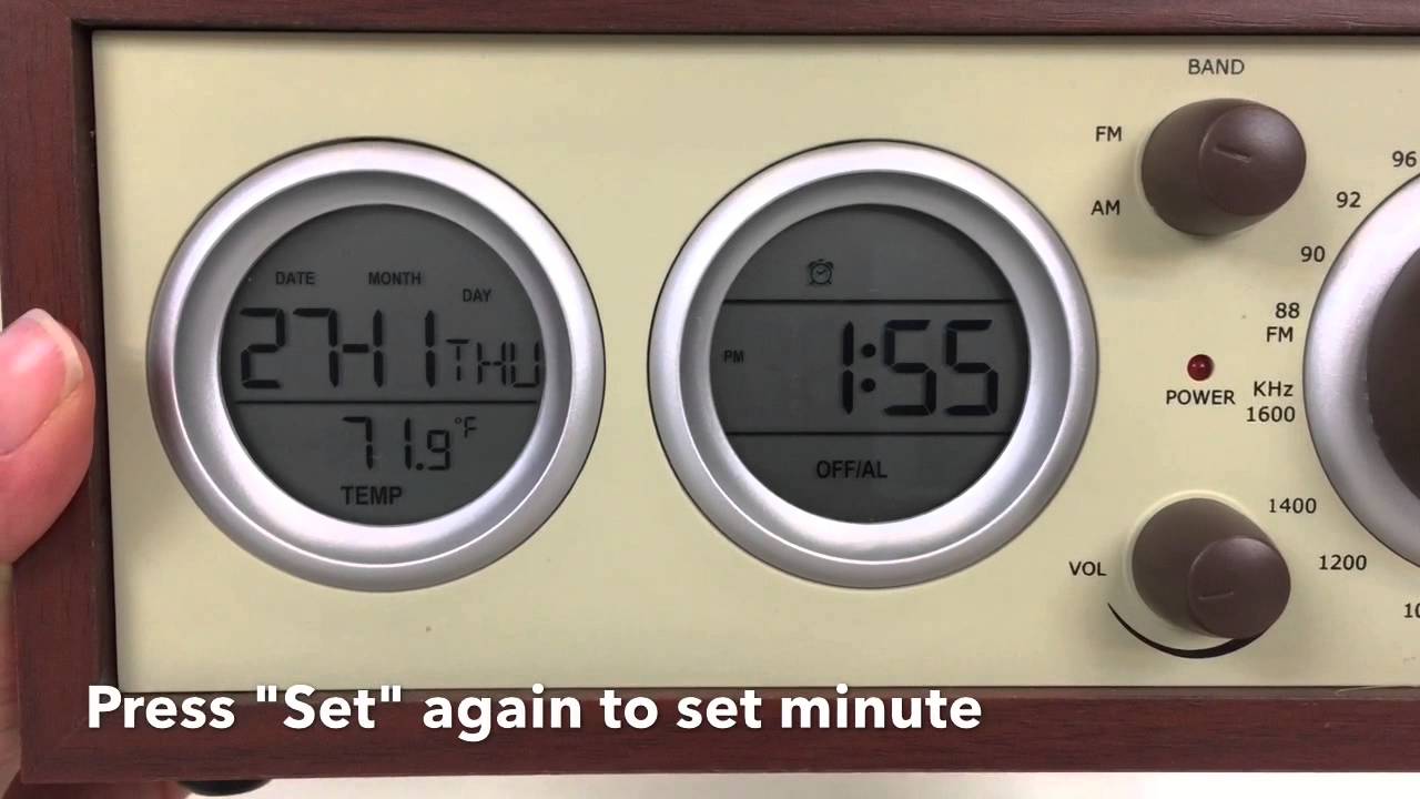 JCC Multifunction Wooden Retro AM/FM Desk Radio Unboxing And Review - AE07