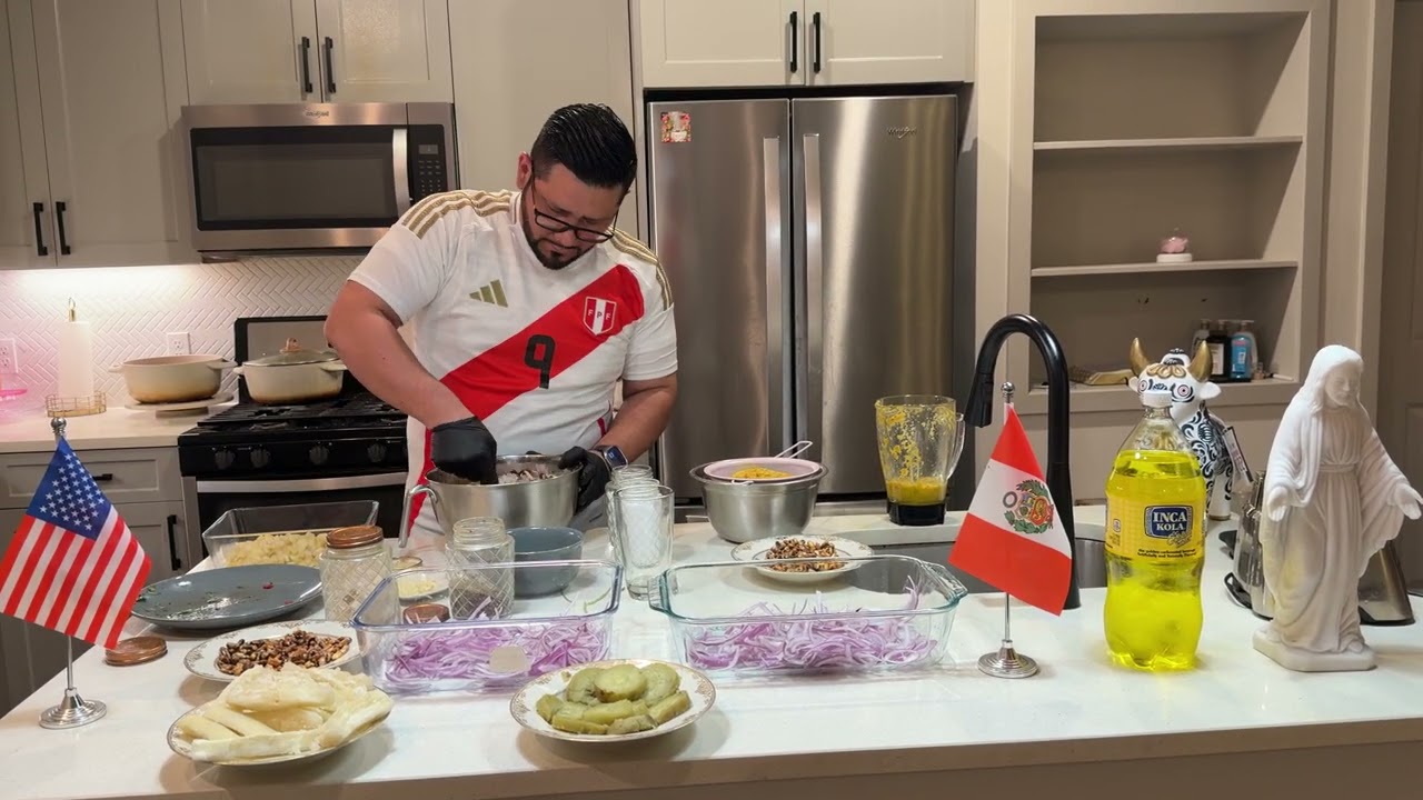 Ceviche en salsa de ají amarillo 