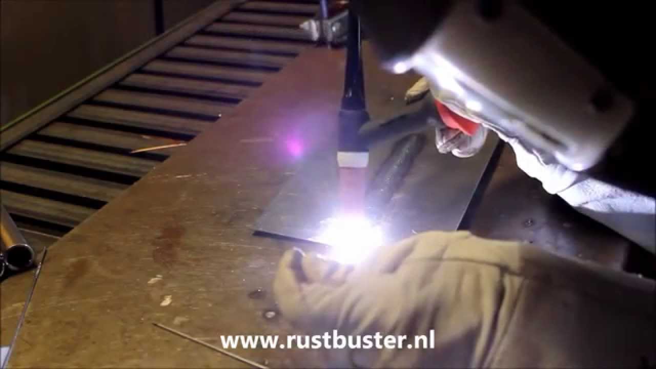 Plaatwerk lassen met TIG (0,8 mm staal)