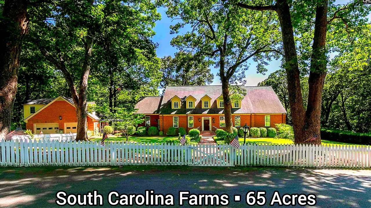 South Carolina Farmhouse For Sale | 65 Acres | South Carolina Land For Sale | Farmstead