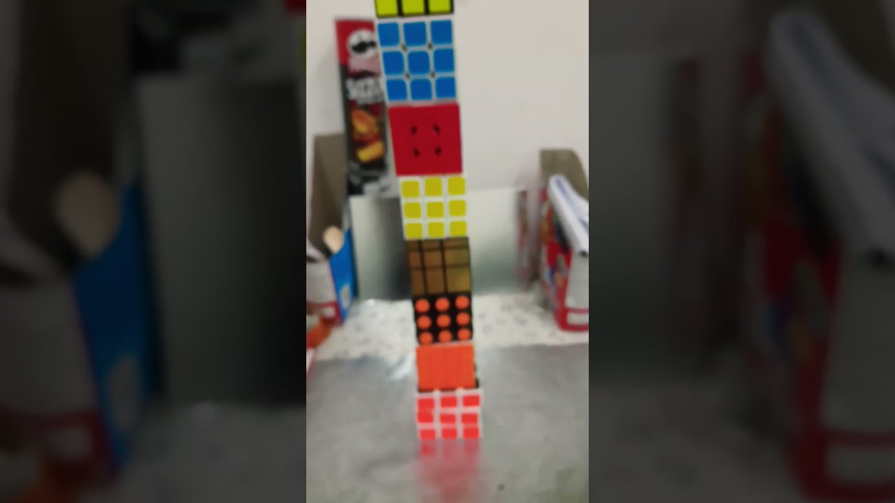 Rubiks Cube tower!