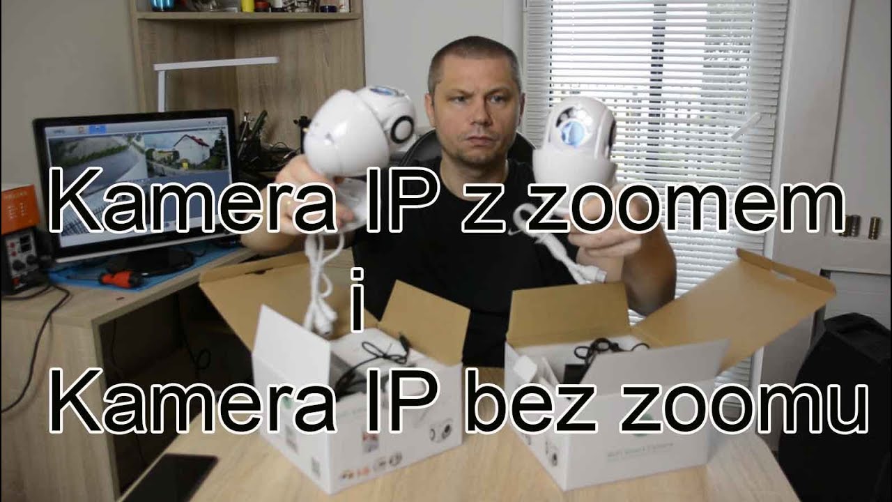 Kamera IP zoom optyczny i kamera zwykła bez zoomu obrotowa