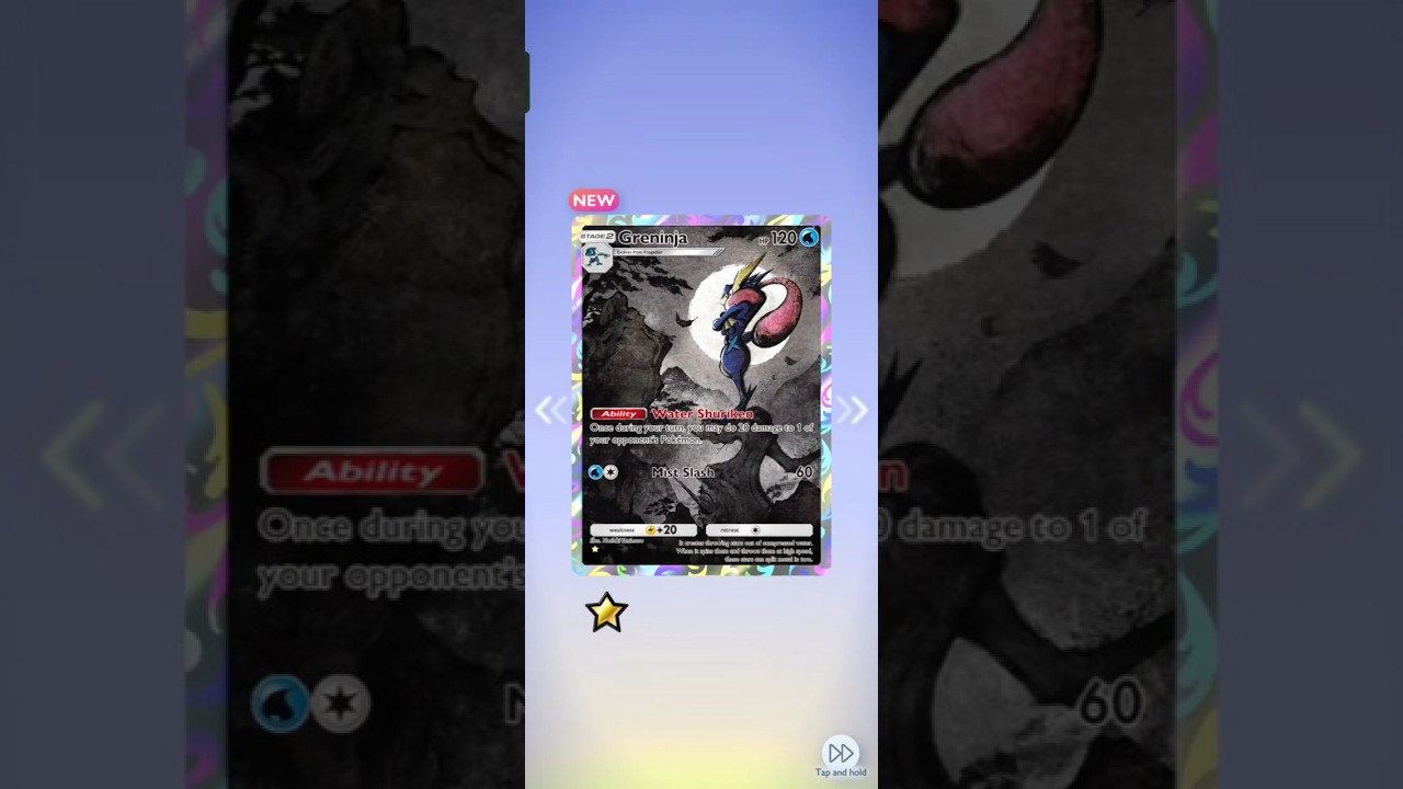 Get Deluxe Greninja Full Art - Pokemon TCG Pockets