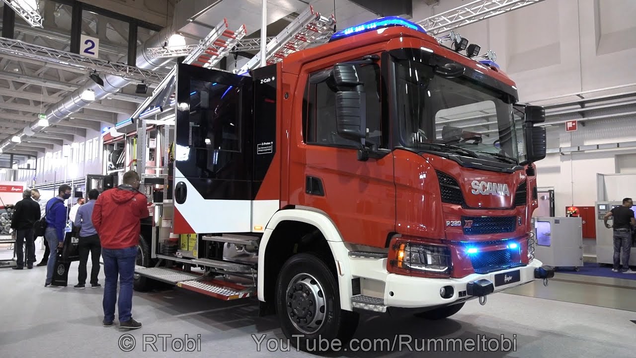 Ziegler demo fire engine - exterior & interior - Scania P320 - Florian Fire Expo 10.2020 [GER]