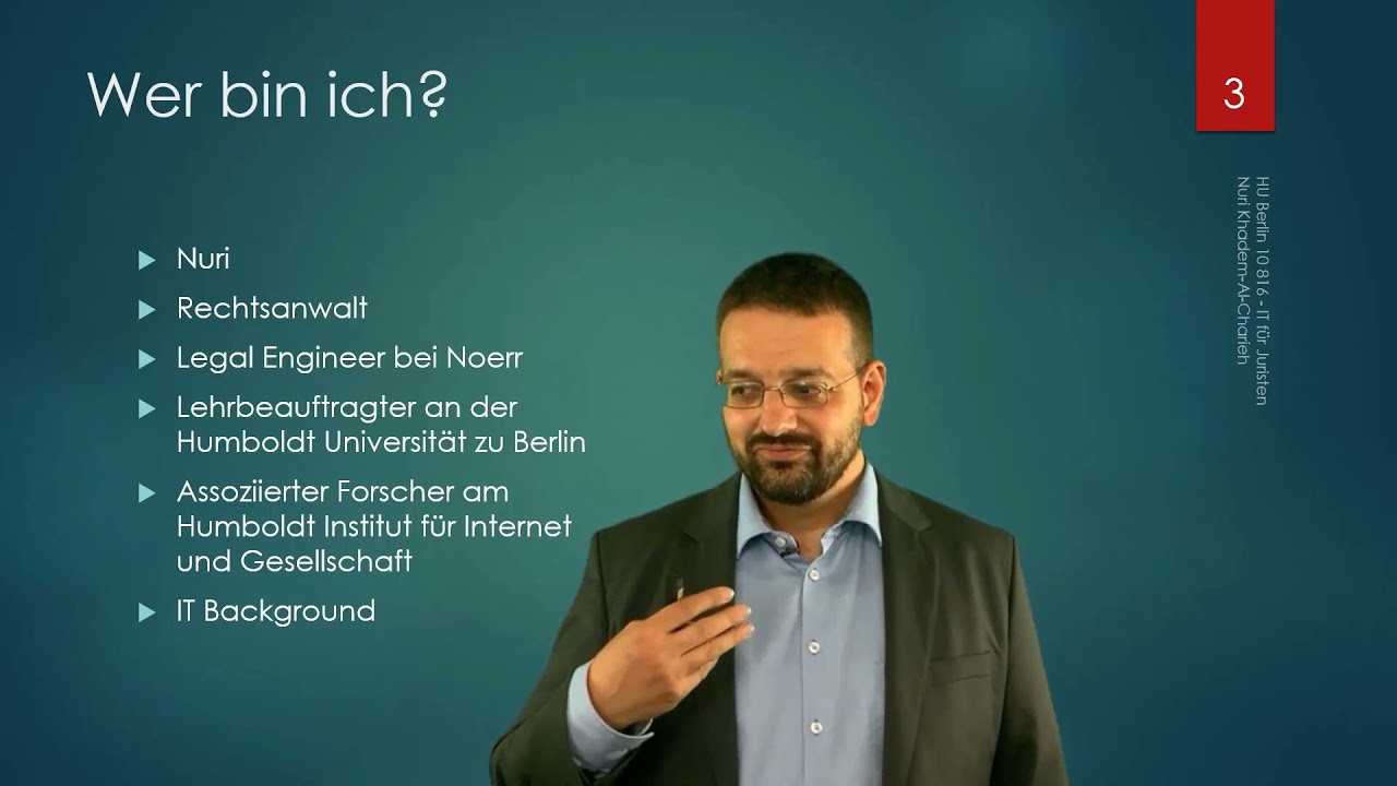 IT f&uuml;r Juristen - Einleitung