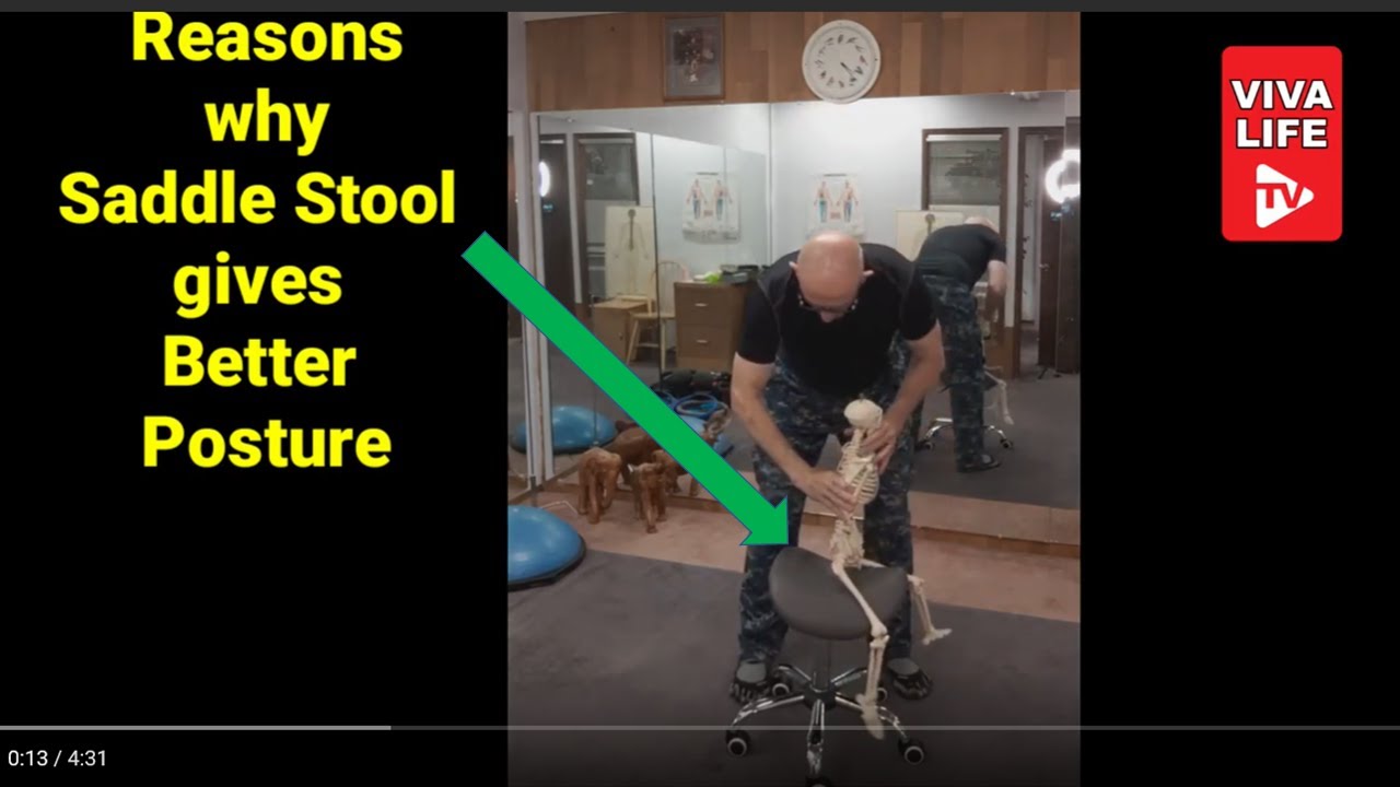 Reasons why Saddle Stool gives better posture.