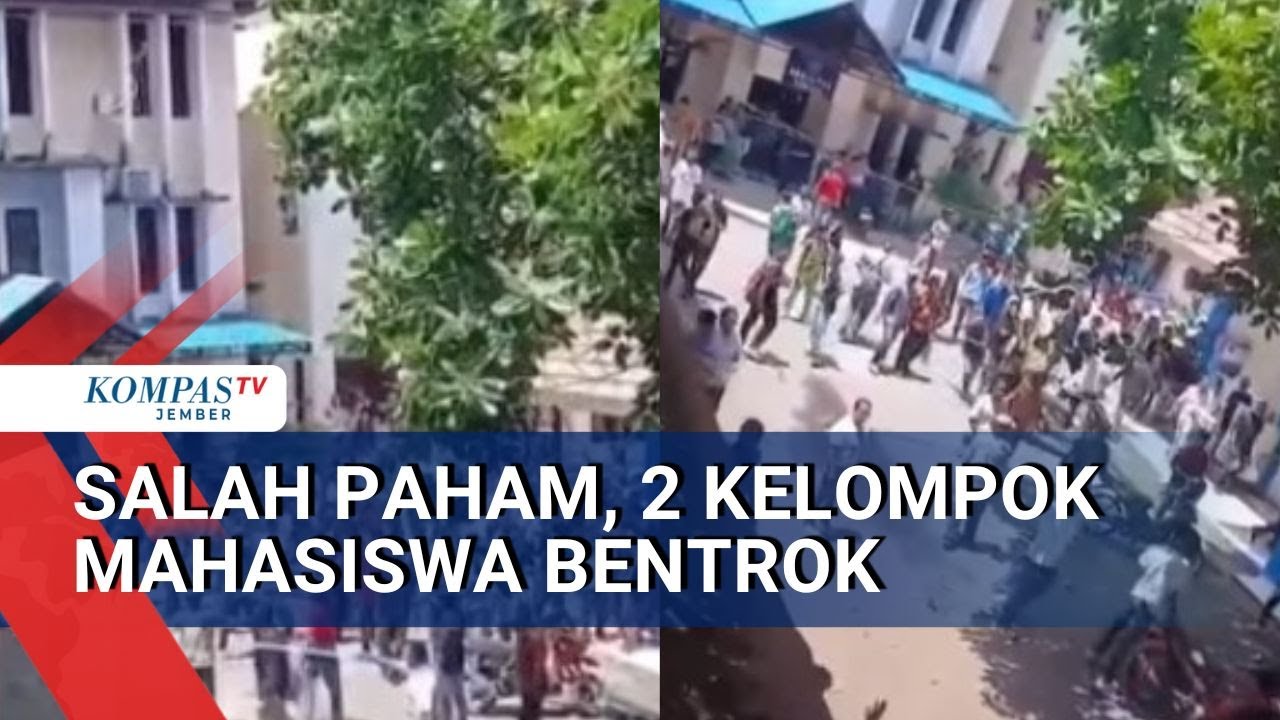 Kericuhan di Ambon! Dua Kelompok Mahasiswa Bentrok Hebat di Tengah Kampus