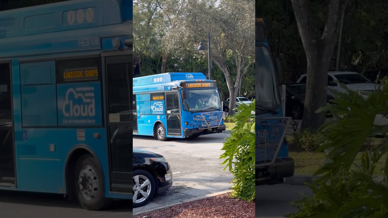 Hallandale Beach Cloud Electric Bus | Hollywood Train Station