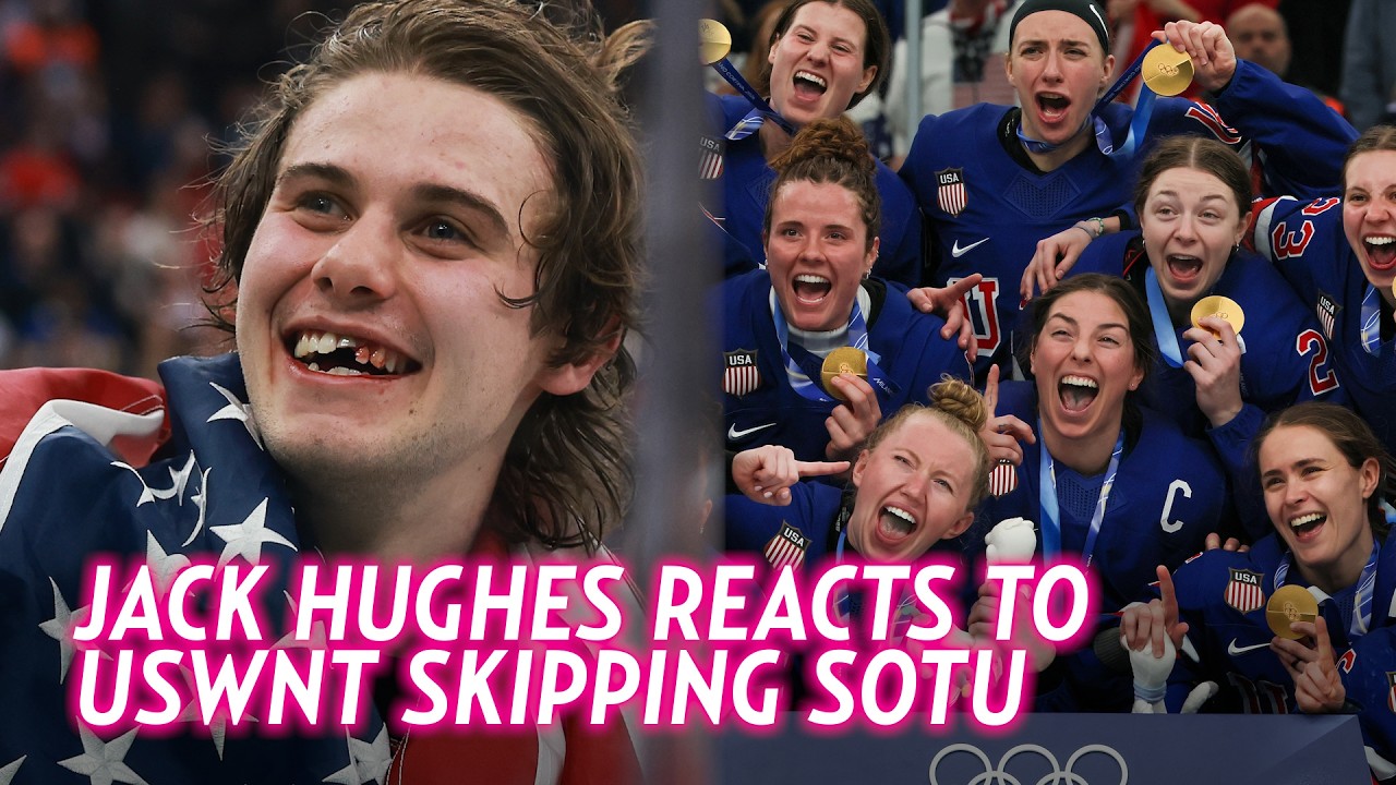 Jack Hughes Reacts to U.S. Women&rsquo;s Hockey Skipping State of the Union