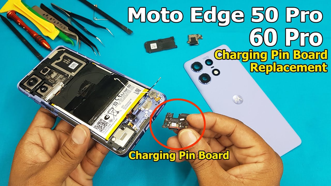 Moto Edge 50 Pro / Edge 60 Pro Charging Problem | Moto Edge 50 Pro Charging Pin Board Replacement