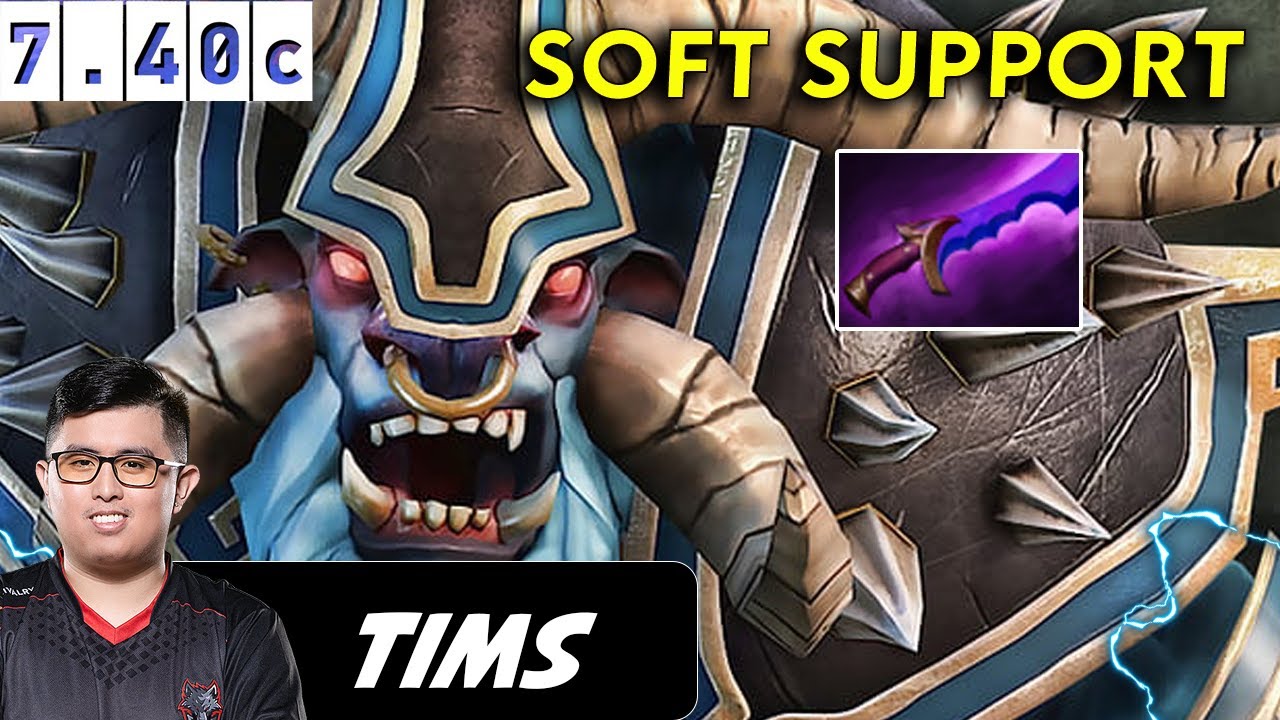 Tims Spirit Breaker Soft Support - Dota 2 Patch 7.40c Pro Pub Full Gameplay