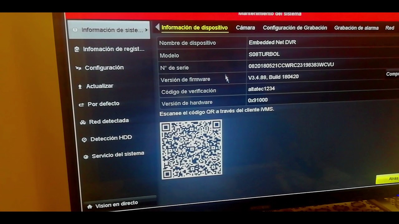 Restaurar a Configuración de Fabrica un DVR (Hikvision-Epcom)