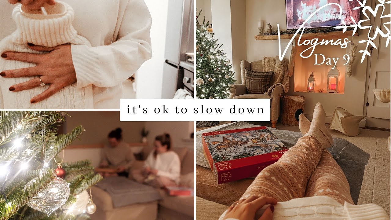 A Calm Afternoon | writing christmas cards, family time, slowing down | VLOGMAS day 9