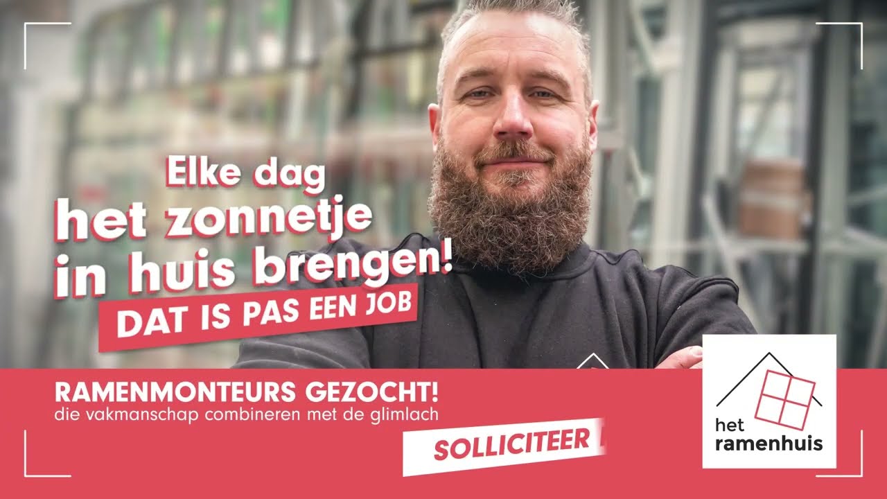 Solliciteer nu als monteur bij Het Ramenhuis