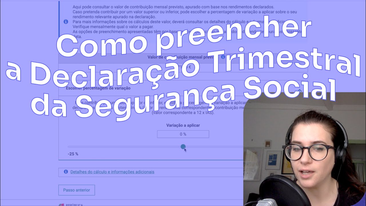 Como preencher a Declaração Trimestral da Segurança Social