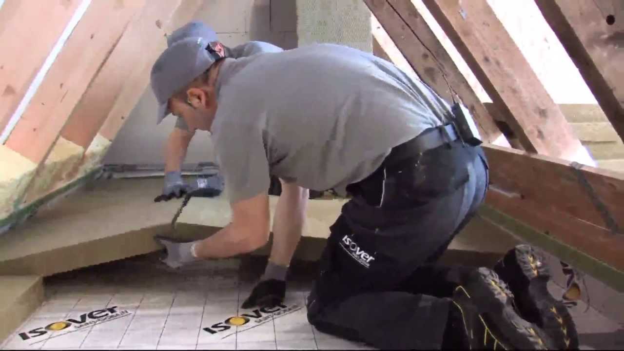 Innenausbau Teil 1 - Oberste Geschossdecke ✔ ISOVER live ★ Web TV für Handwerker