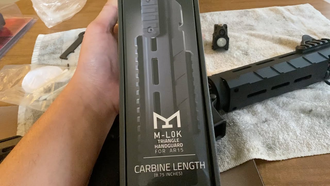 M-LOK TRIANGLE  HANDGUARD  DOES GET HOT