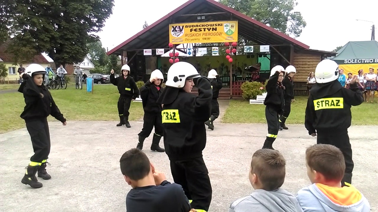 Taniec - Strażacka zumba w wykonaniu MDP Budachów