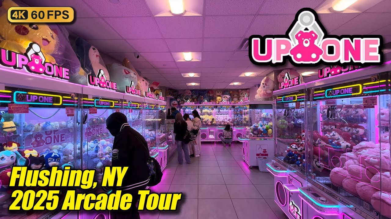 Up One arcade tour (Flushing NY), new March 2025 full 4K walkthrough