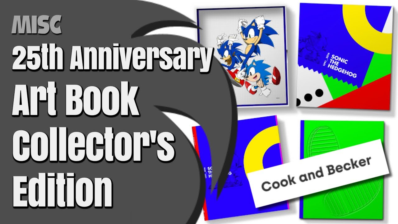 Sonic The Hedgehog 25Th Anniversary Art Book - Collector's Edition / Unboxing