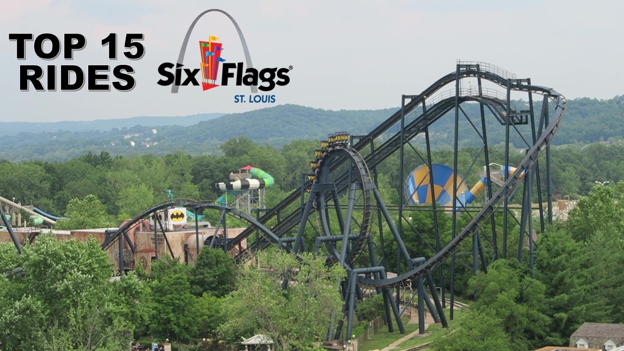 15 лучших аттракционов в Six Flags St Louis | Какие деревянные американские горки лучше?