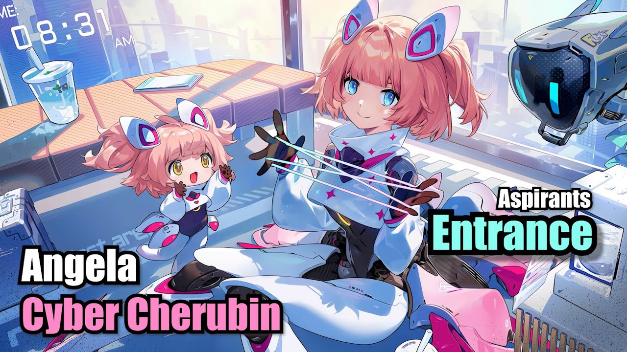 Angela Cyber Cherubin Aspirants Skin Entrance (4K) Mobile Legends #MOBILELEGENDS